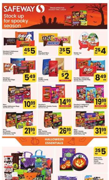 Safeway Flyer - 10/24/2025 - 11/06/2025.