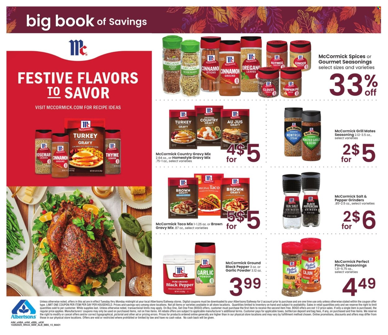Albertsons ad - 10/28/2025 - 12/01/2025. Page 15