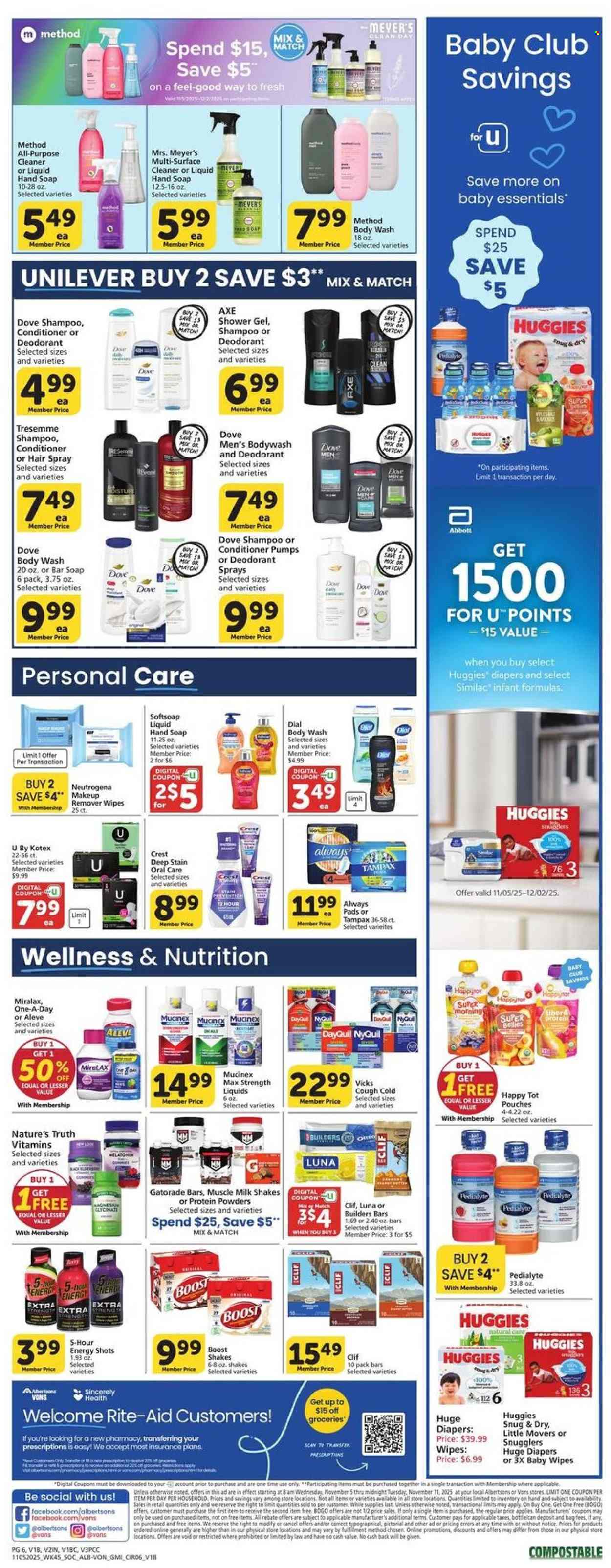 Albertsons ad - 11/05/2025 - 11/11/2025. Page 5