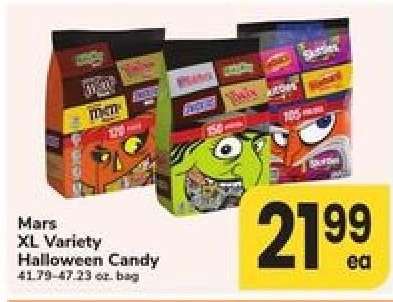 Mars XL Variety Halloween Candy