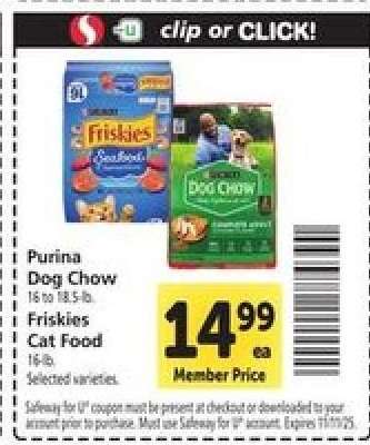 Purina Dog Chow / Friskies Cat Food