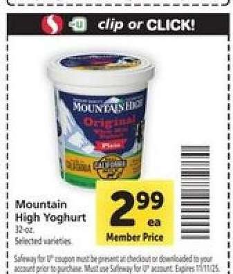 Mountain High Yoghurt