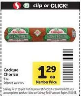Cacique Chorizo