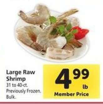 Large Raw Shrimp