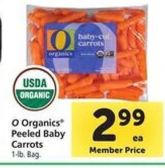 O Organics Peeled Baby Carrots