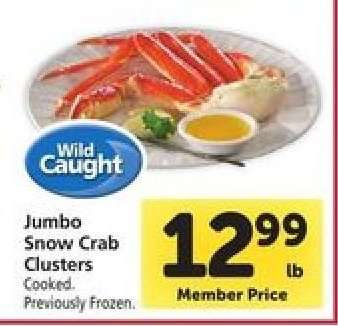 Jumbo Snow Crab Clusters