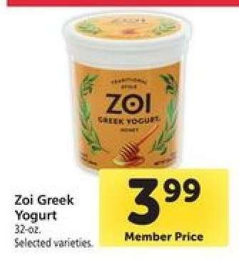 Zoi Greek Yogurt