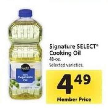 Signature SELECT Cooking Oil