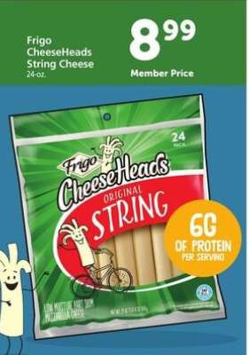 Frigo CheeseHeads String Cheese