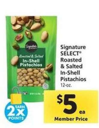 Signature SELECT Roasted & Salted In-Shell Pistachios