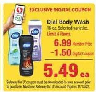 Dial Body Wash