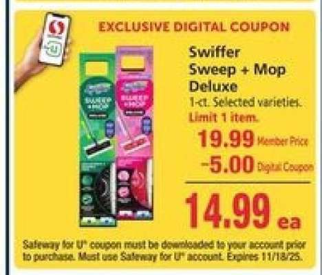 Swiffer Sweep + Mop Deluxe