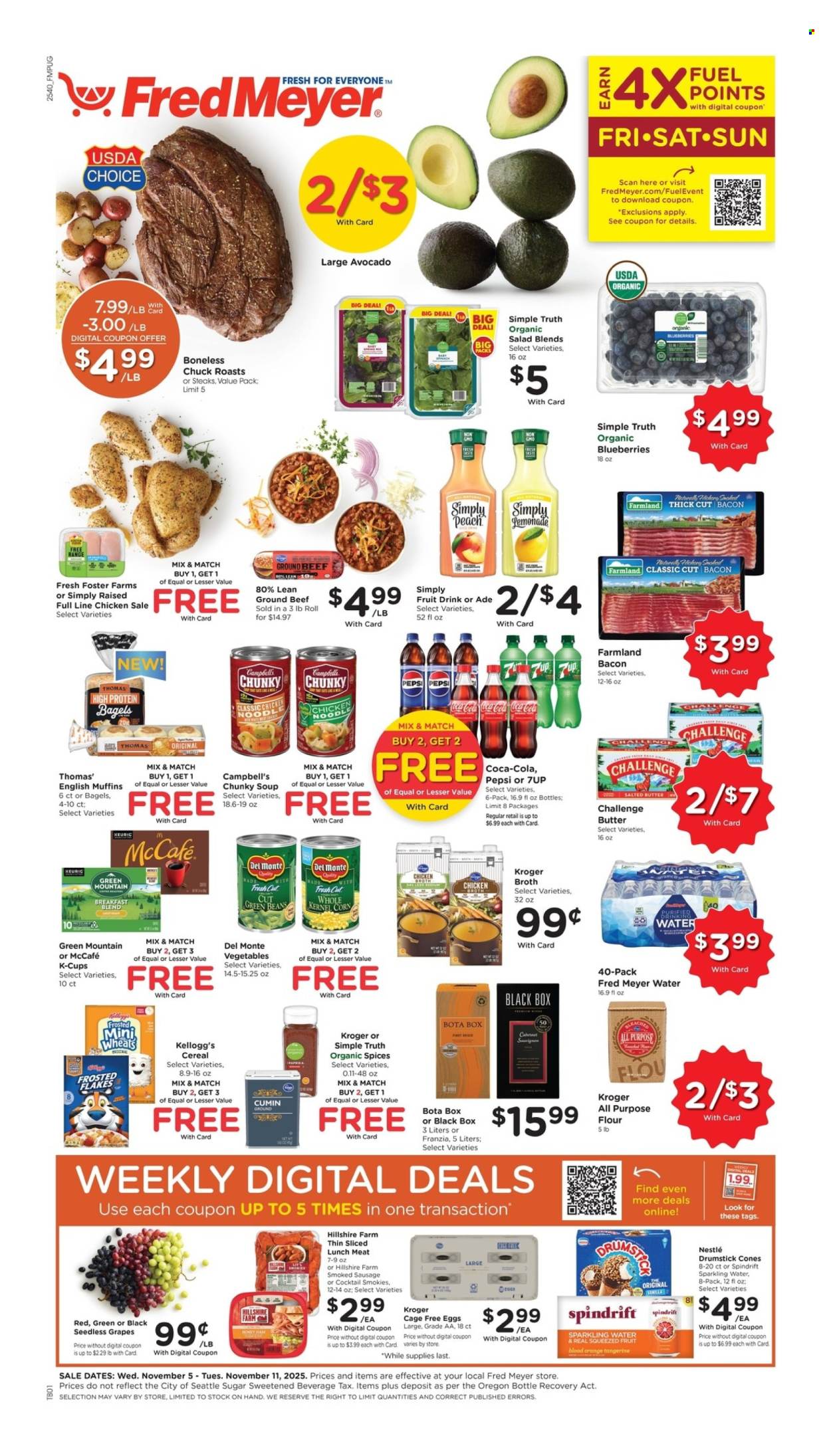 Fred Meyer ad - 11/05/2025 - 11/11/2025. Page 1