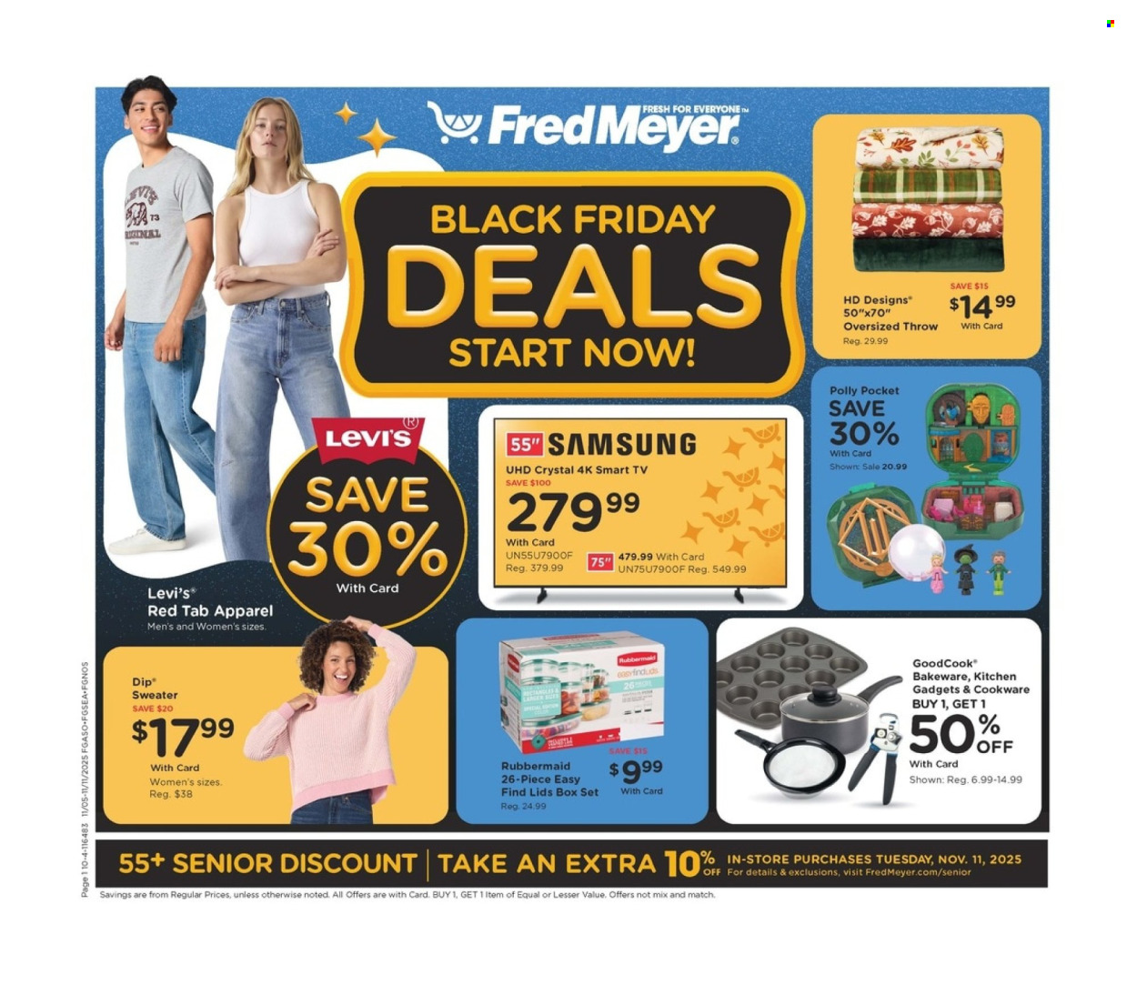 Fred Meyer ad - 11/05/2025 - 11/11/2025. Page 1