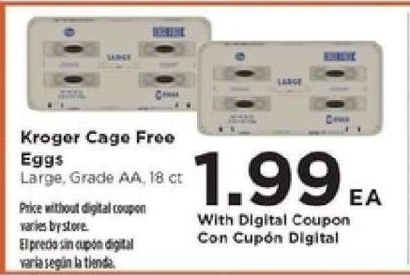 Kroger Cage Free Eggs