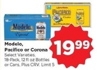 Modelo, Pacifico or Corona