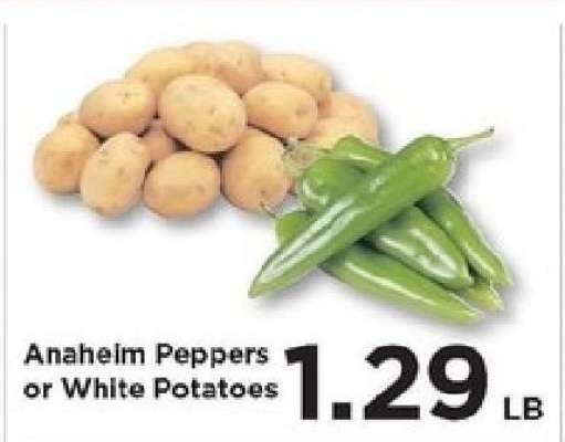 Anaheim Peppers or White Potatoes