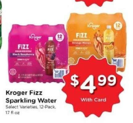 Kroger Fizz Sparkling Water