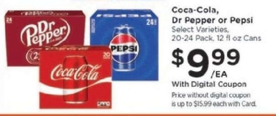 Coca-Cola, Dr Pepper or Pepsi