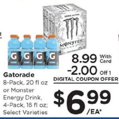 Gatorade or Monster Energy Drink