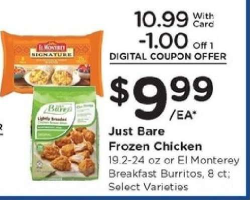 Just Bare Frozen Chicken