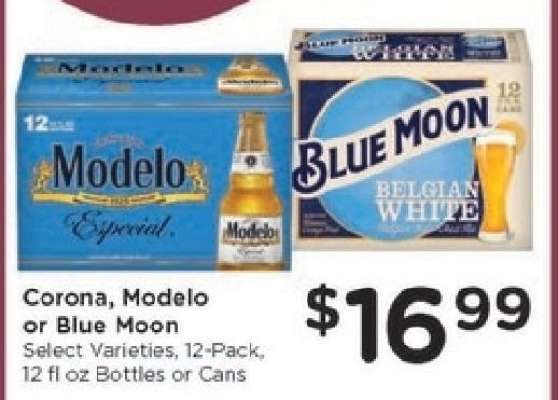 Corona, Modelo or Blue Moon