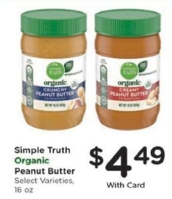 Simple Truth Organic Peanut Butter