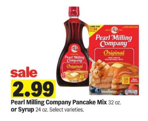 Pearl Milling Company Pancake Mix or Syrup