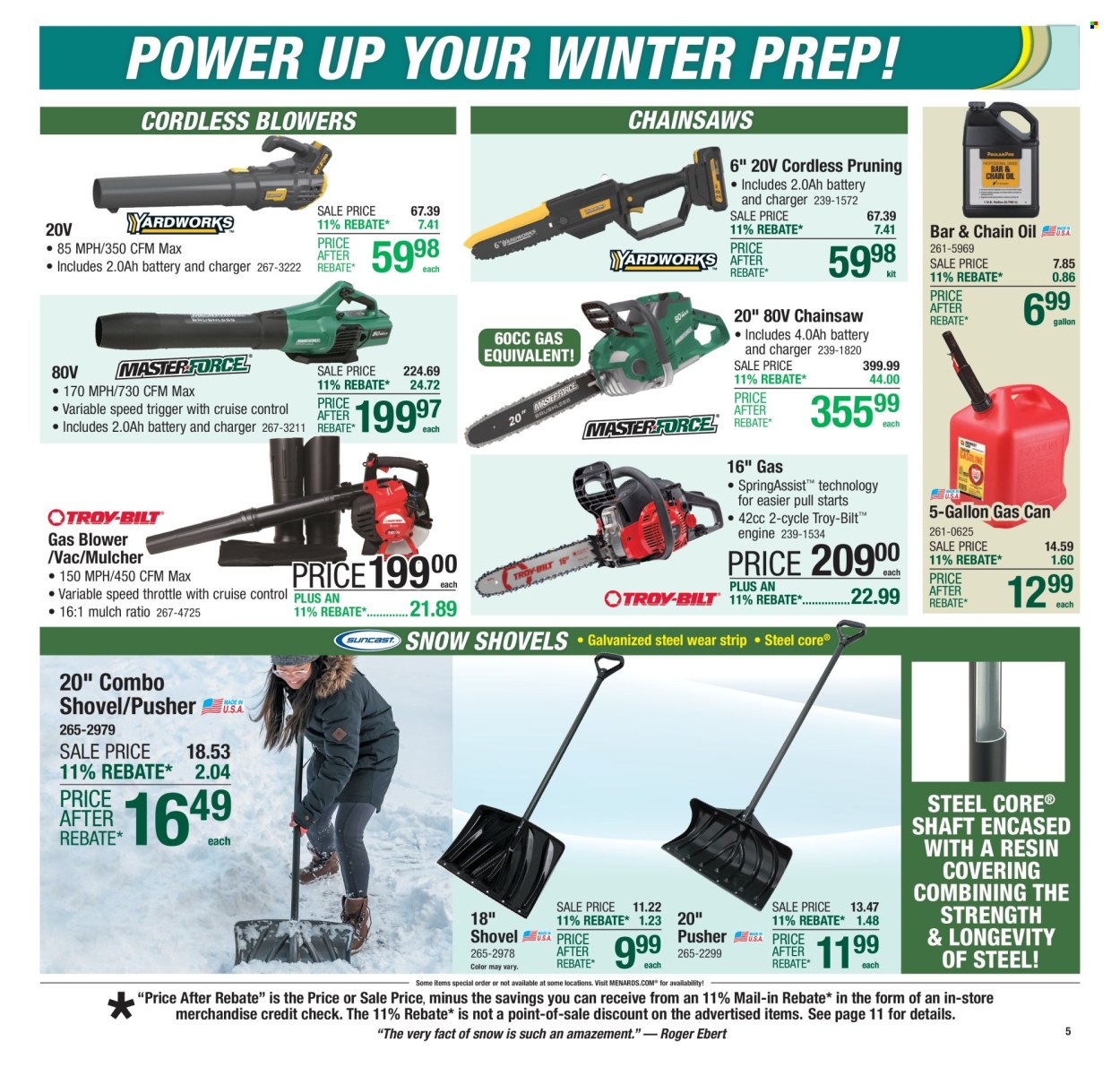 Menards ad - 11/06/2025 - 11/16/2025. Page 8