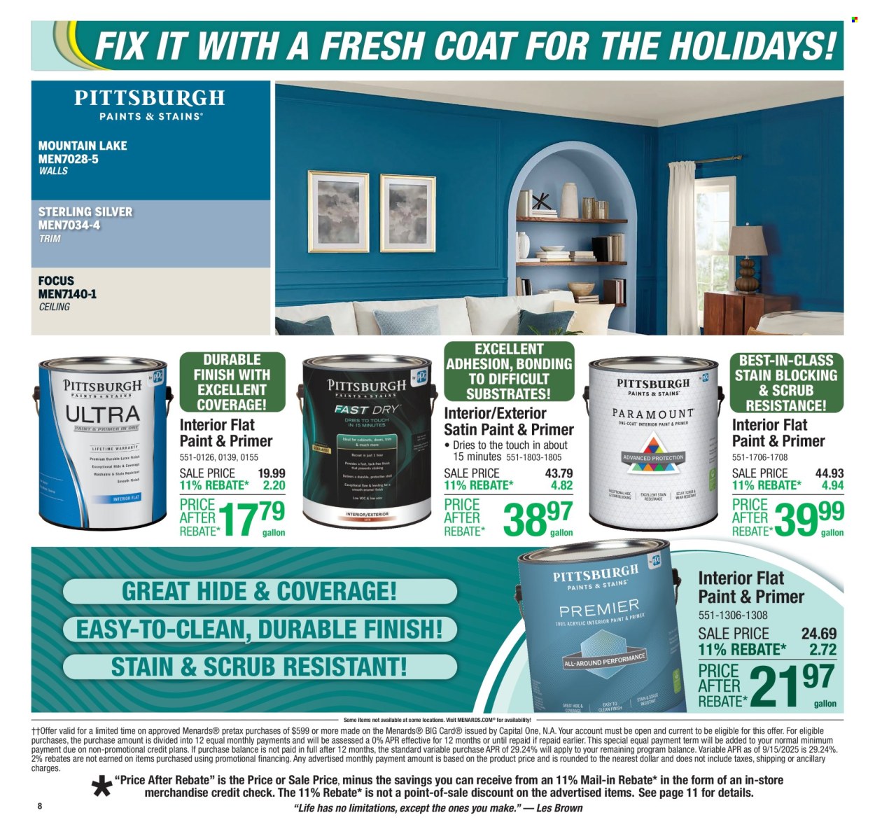 Menards ad - 11/06/2025 - 11/16/2025. Page 13