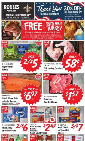 Rouses Markets Flyer - 11/05/2025 - 11/12/2025.