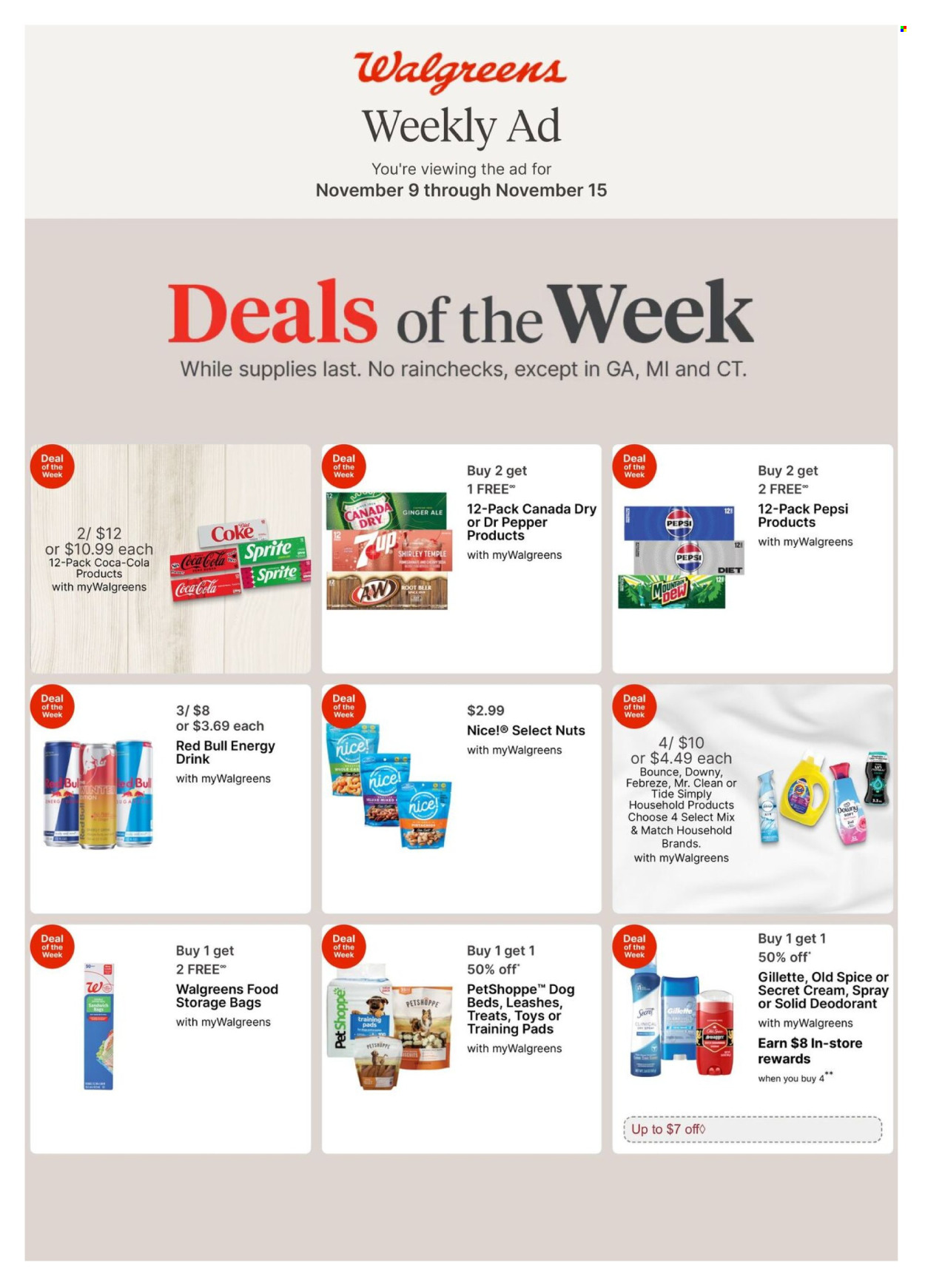 Walgreens ad - 11/09/2025 - 11/15/2025. Page 1