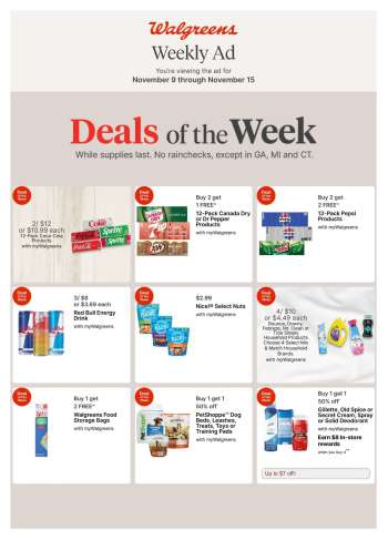 Walgreens Flyer - 11/09/2025 - 11/15/2025.