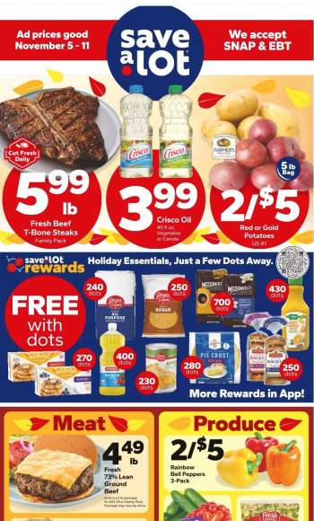 Save a Lot Flyer - 11/05/2025 - 11/11/2025.