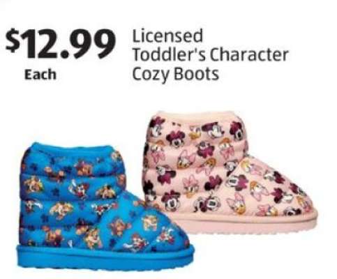 Licensed Toddler's Character Cozy Boots