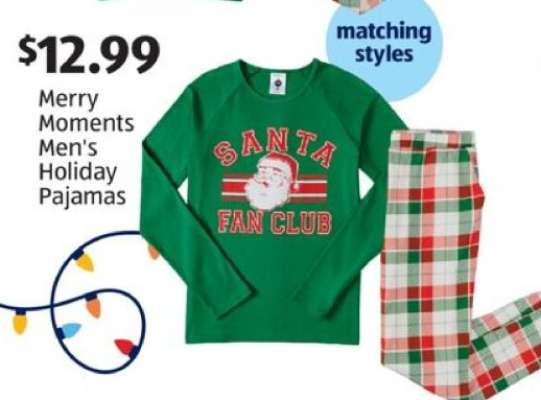Merry Moments Men's Holiday Pajamas