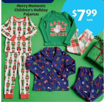 Merry Moments Children's Holiday Pajamas