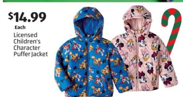 Licensed Children's Character Puffer Jacket