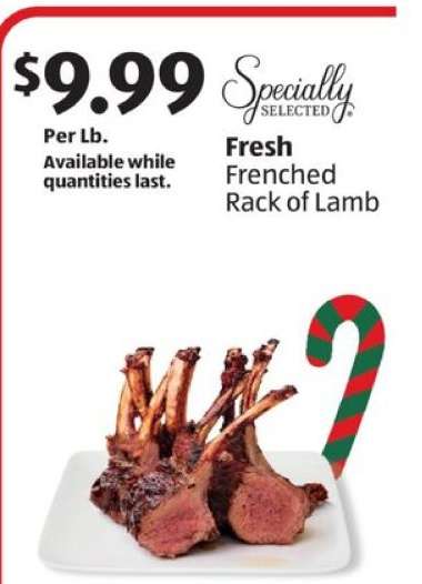 Specially Selected Fresh Frenched Rack of Lamb