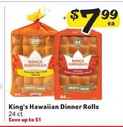 King's Hawaiian Dinner Rolls