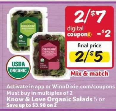 Know & Love Organic Salads