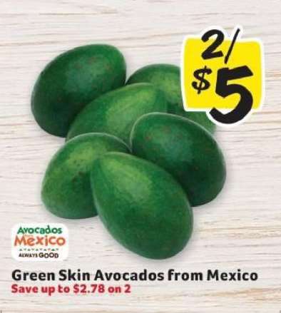Green Skin Avocados from Mexico