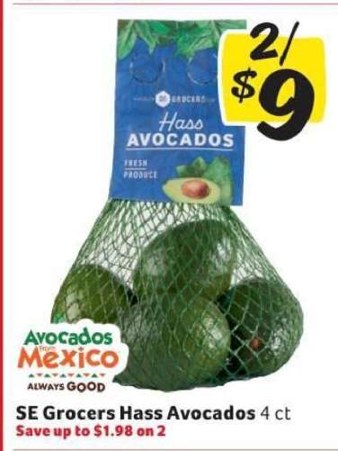 SE Grocers Hass Avocados