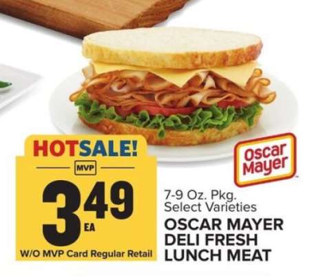 Oscar Mayer Deli Fresh Lunch Meat