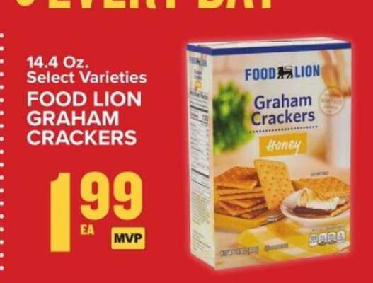 FOOD LION GRAHAM CRACKERS