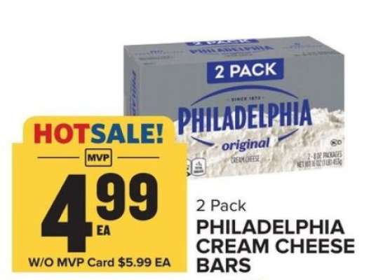 Philadelphia Cream Cheese Bars