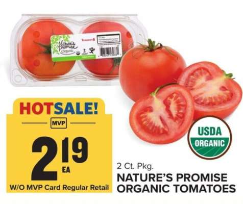 NATURE'S PROMISE ORGANIC TOMATOES