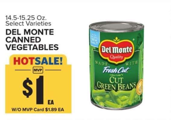 Del Monte Canned Vegetables