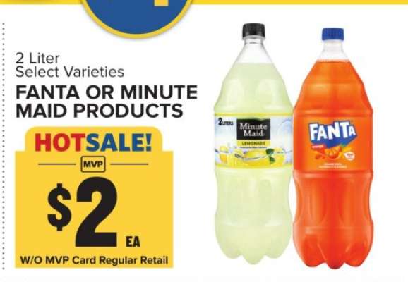 Fanta or Minute Maid Products