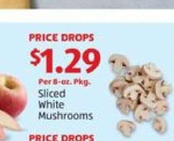 Sliced White Mushrooms